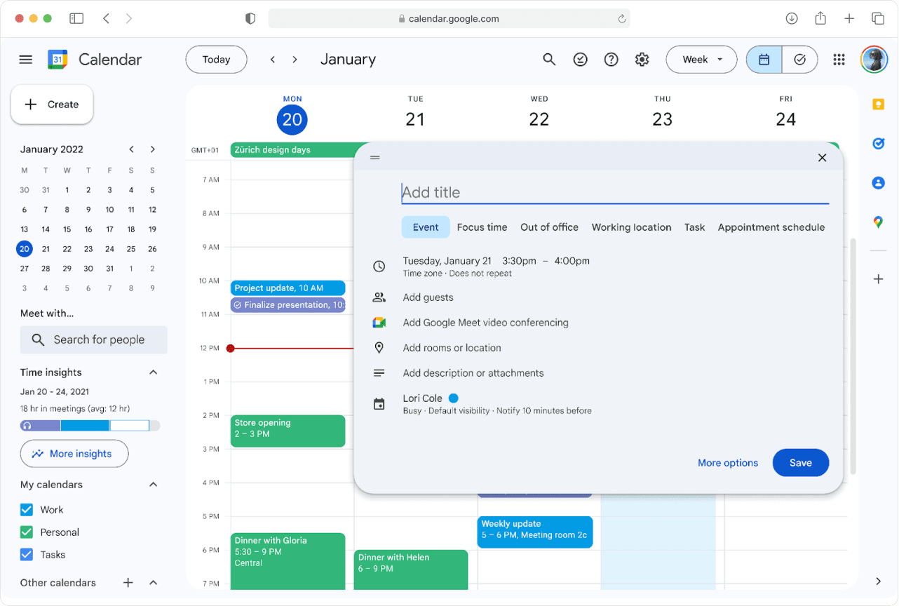 Sync Calendar